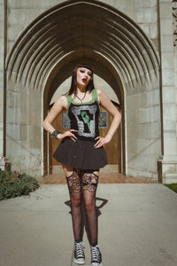 Peter Lace Ribbed Tank