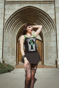 Peter Lace Ribbed Tank