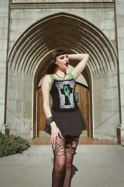 Peter Lace Ribbed Tank