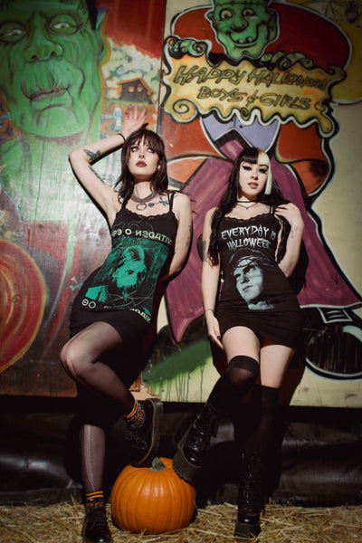 Type O Negative Lace Strap Dress