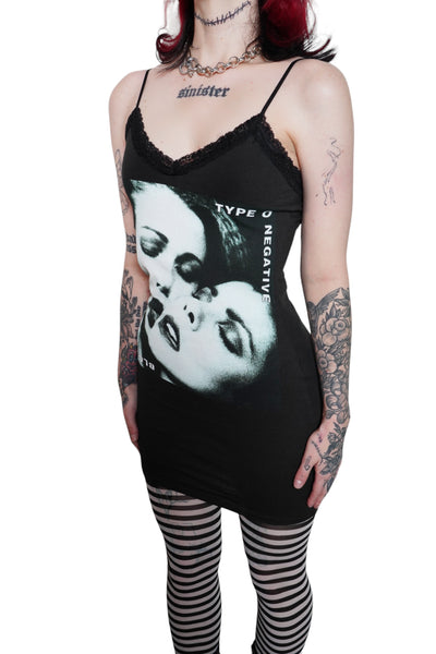 Type O' Negative Lace Strap Dress