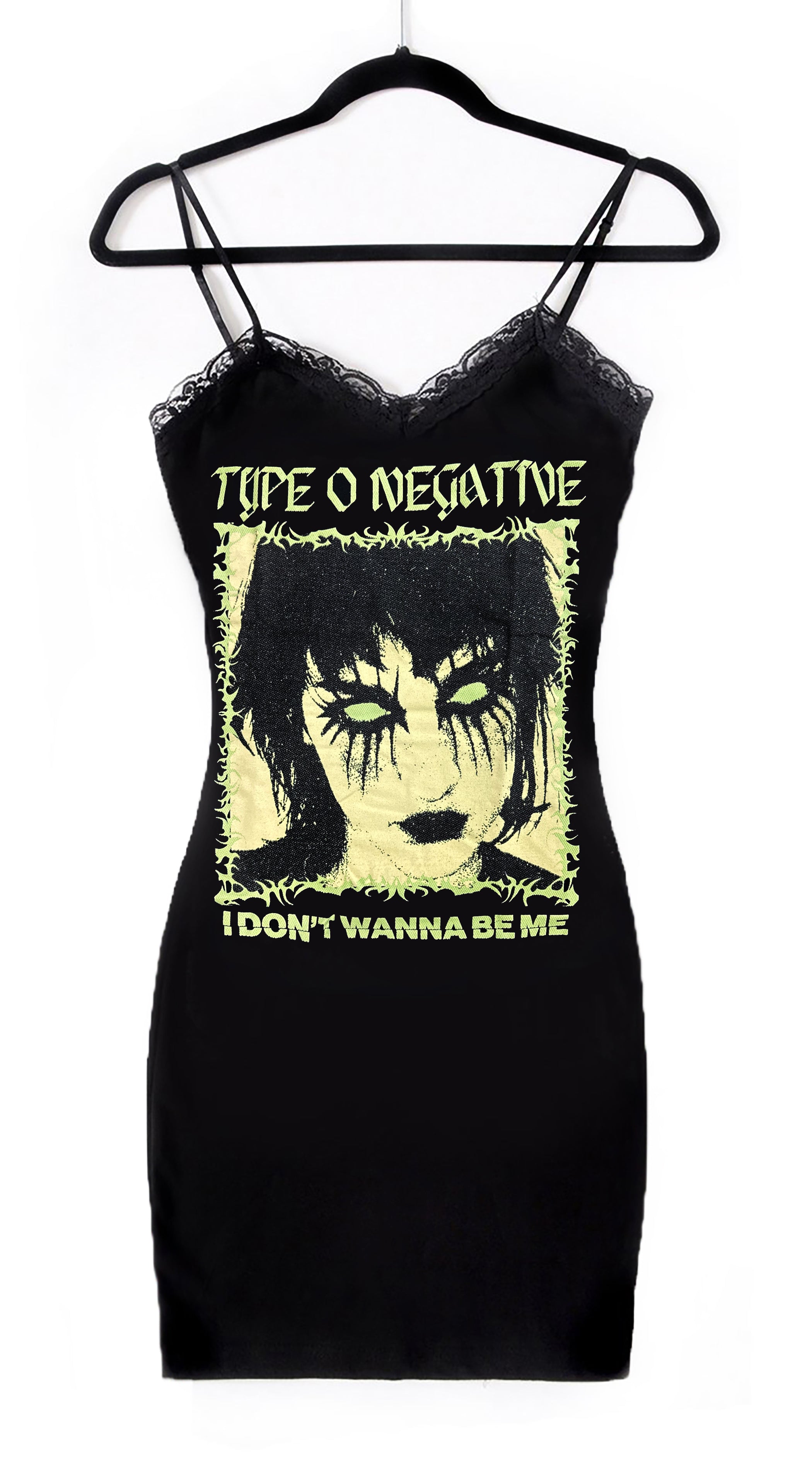 Type O Negative  Lace Strap Dress