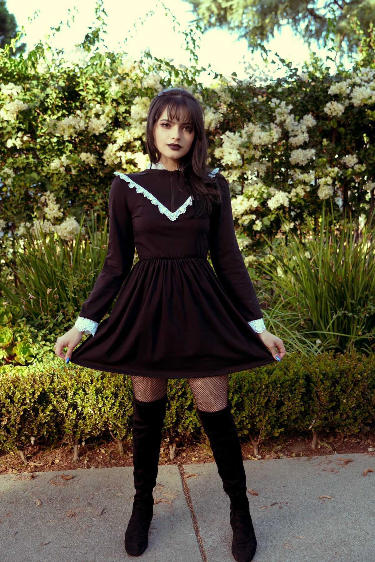 Victorian Lace Dress, M