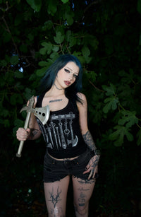 Medieval Weapons Ribbed Tank Top
