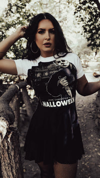 Michael Myers White Sleeves Baby Doll Dress