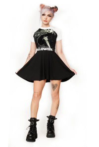 Michael Myers White Sleeves Baby Doll Dress