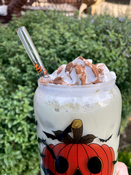 Pumpkin Babe Glass Tumbler Cup