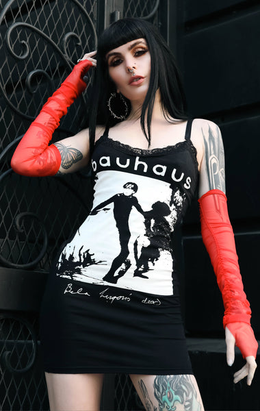 Bauhaus (Bela Lugosi's Dead) Lace Strap Dress