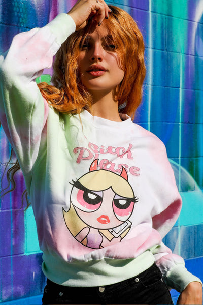 Bitch Please Tie-Dye Sweater (Women)