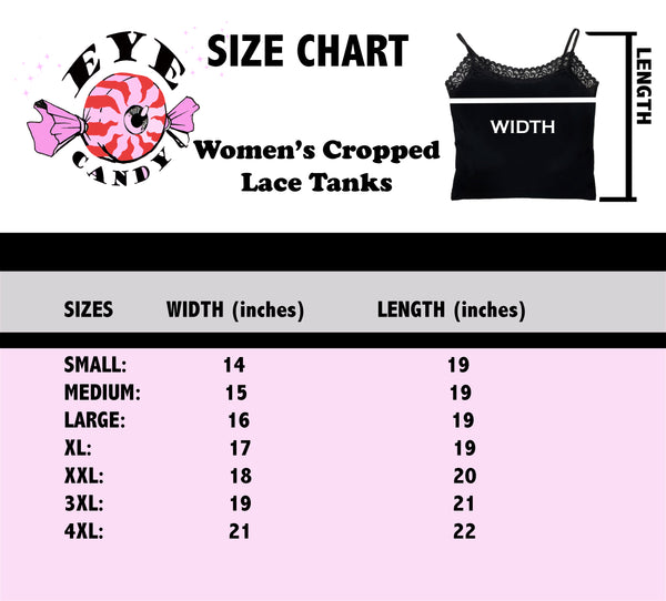 Jeepers Creepers - Cropped Lace Tank