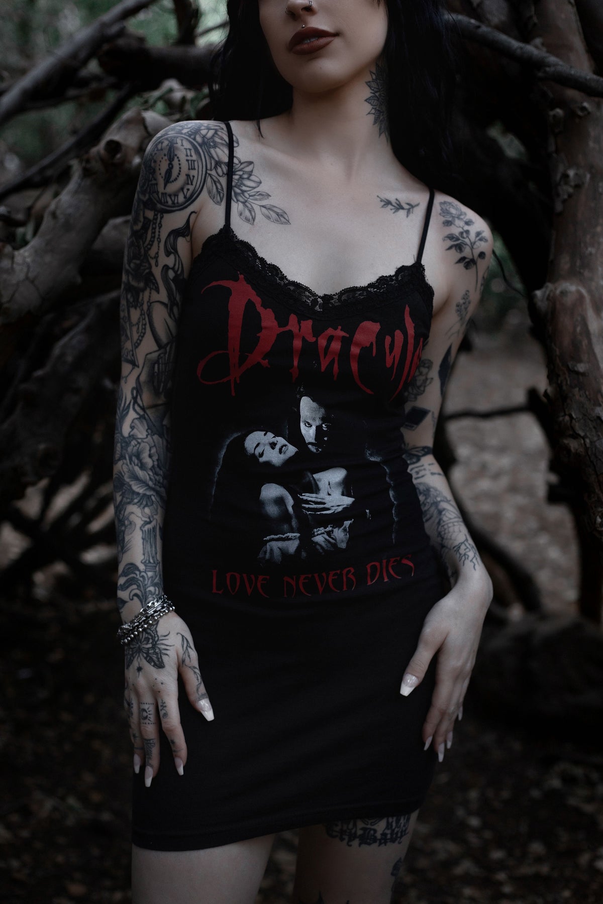 Dracula (Love never dies) Lace Strap Dress
