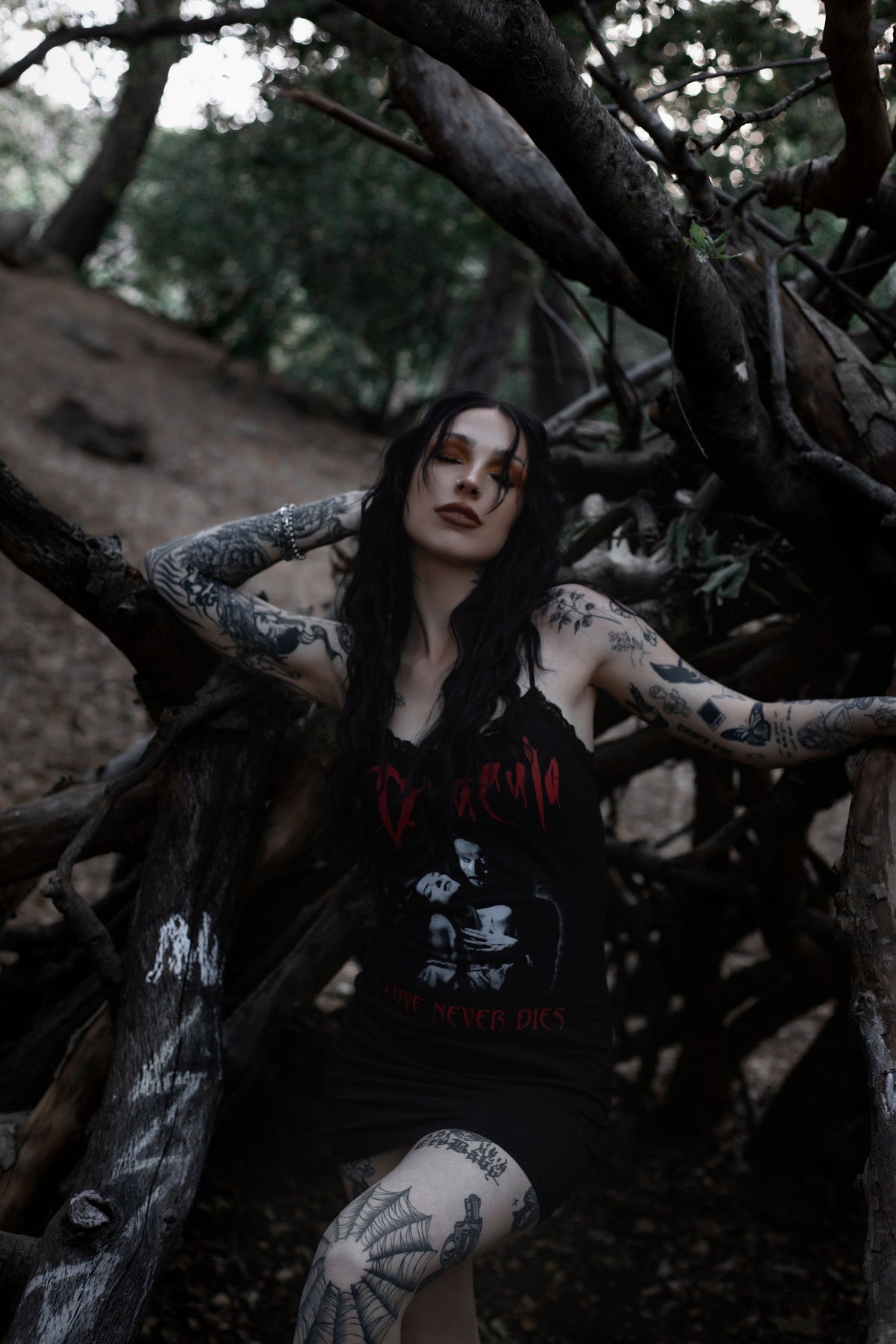Dracula (Love never dies) Lace Strap Dress