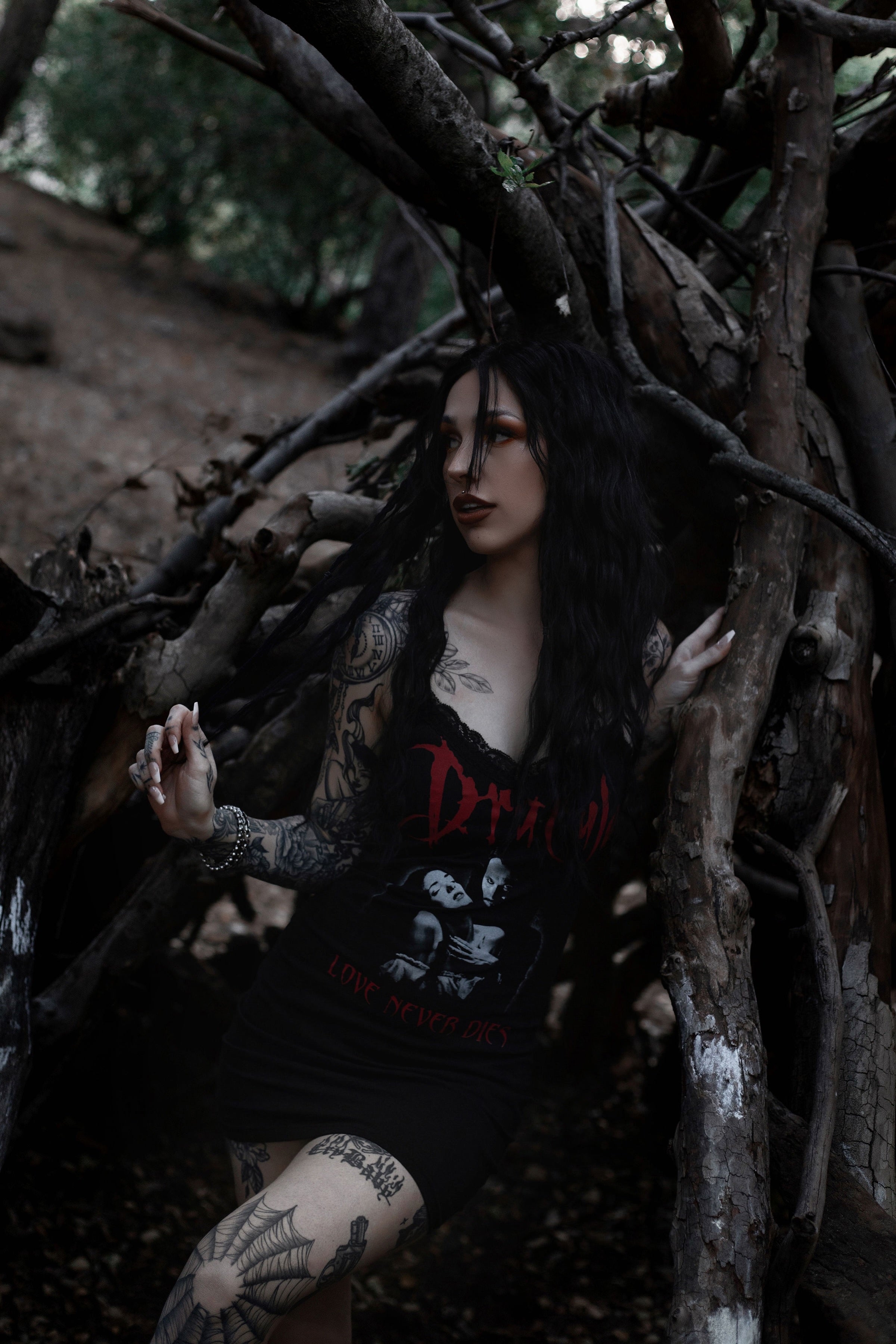 Dracula (Love never dies) Lace Strap Dress