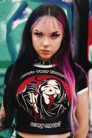 Fav Scary Movie Ringer Tee