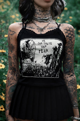 Jeepers Creepers - Cropped Lace Tank