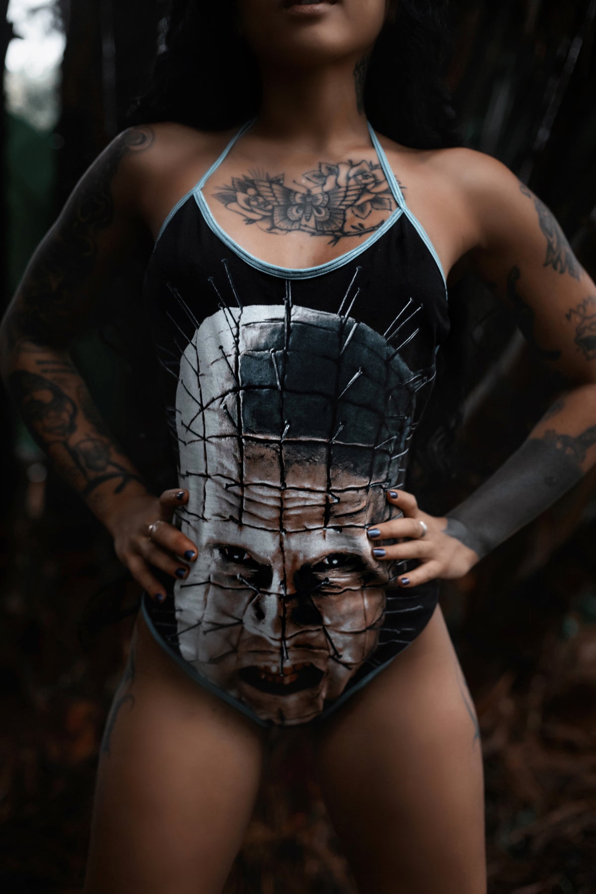 Hellraiser “Big Pinhead” Bodysuit