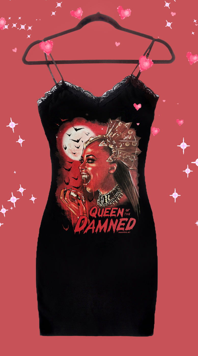 Queen of the Damned Lace Strap Dress Vera's Eyecandy