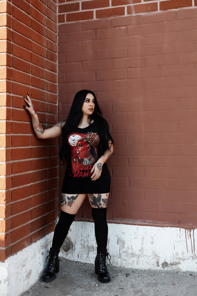 Queen of the Damned Lace Strap Dress