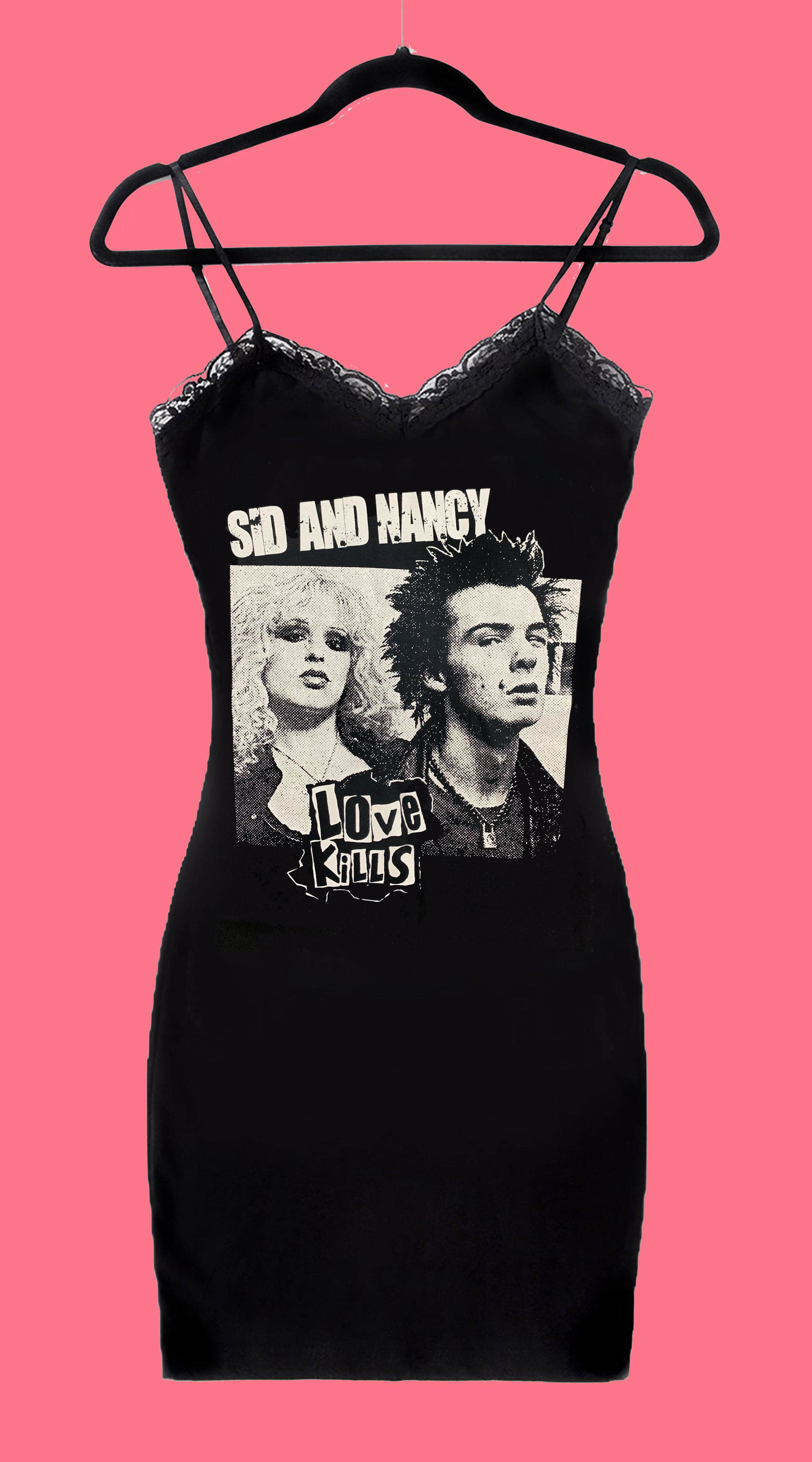 Sid and Nancy Lace Strap Dress