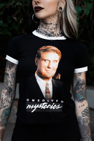 Unsolved Mysteries Ringer Tee
